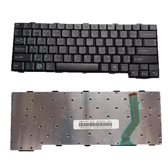 Fujitsu Lifebook P771 PH701 P702 P772 CP454006 Thai TI TA keyboard - main product image