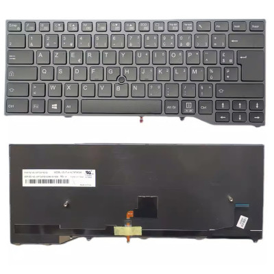 Fujitsu U7410 U747 U748 U749 E548 E448 7U14A1 7U14A2 gray French FR keyboard