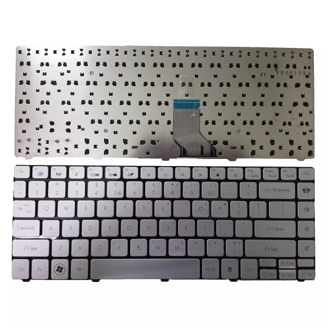 Gateway EC39 EC39C-N52B MS2302 ID49C ID49C01h silver US keyboard - main product image