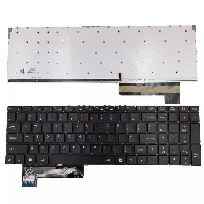 Gateway GWTN156-1 GWTN156-4 GWTN156-5BL backlit US keyboard - main product image