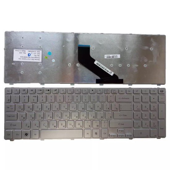 Gateway ID57H NV52L NV55 NV55S NV56R NV57H NV75S silver Russian RU keyboard - main product image