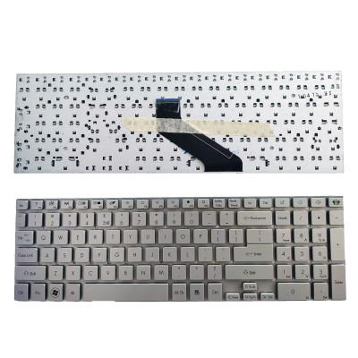 Gateway NV52L NV56R NV55S NV57H NV76R NV77H NE76R silver US keyboard