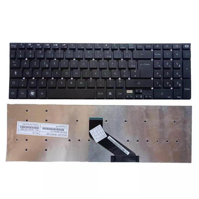 Gateway NV55S NV57H NV75S NV77H NV55S05u NV55S04u French FR keyboard - main product image