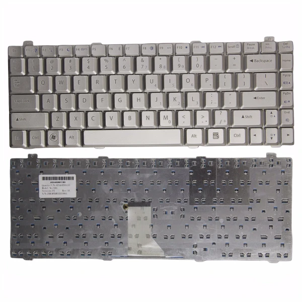 Gateway T6315C T6317C T6822C M7328U T6309 T6825 silver US keyboard - main product image