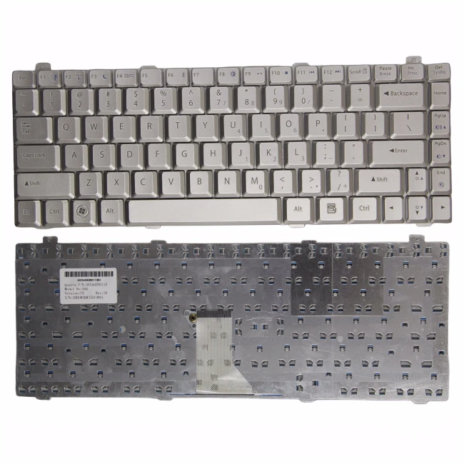 Gateway T6319C T6822C W359I W350J W3501 W350I silver US keyboard - main product image