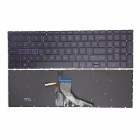 HP Zbook 15V G5, TPN-C134, TPN-Q284, ZHAN 99 G1, ZHAN 99 G4, purple backlit US keyboard