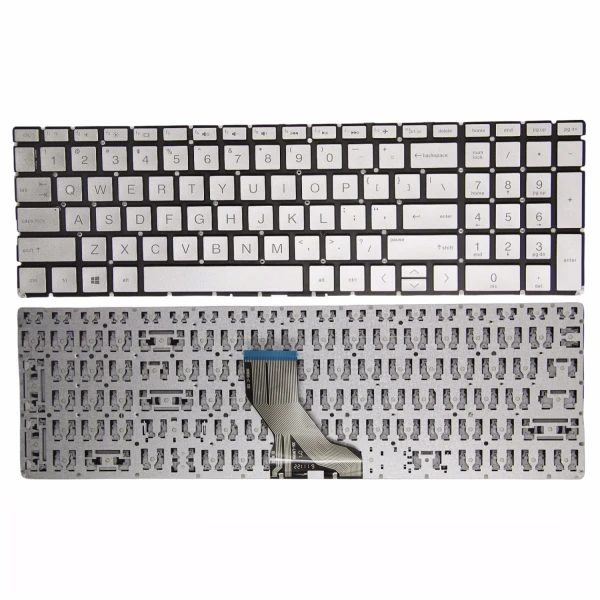 HP ENVY 17-BW, 17M-BW, 17T-BW, 17-BY, 17T-BY, 17-CA, 17Z-CA, silver US keyboard OEM - main product image