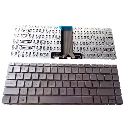 HP 14-BA 14T-BA 14M-BA 14-BS 14-BW silver Spanish SP keyboard