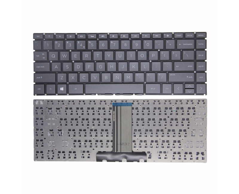 HP 14-BS 14-BD 14-CC 14-CB 14-DK 14-CR 14-DP 14-G 14-Q 14-M 14-BR 14-BA 14-BU Q186 black US keyboard - additional view 