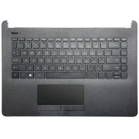 HP 14-BS, 14-BW, 14G-BR, 240 G6, TPN-Q186, TPN-Q187, black US keyboard palmrest
