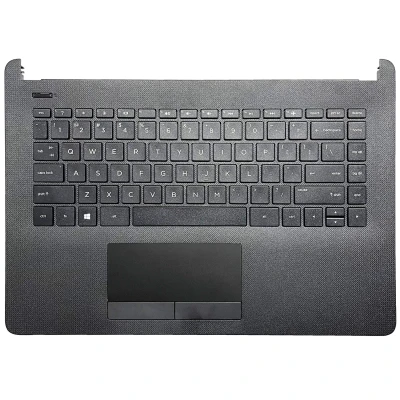 HP 14-BS, 14-BW, 14G-BR, 240 G6, TPN-Q186, TPN-Q187, black US keyboard palmrest