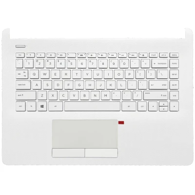 HP 14-BS, 14-BW, 14G-BR, 240 G6, TPN-Q186, TPN-Q187, white US keyboard palmrest