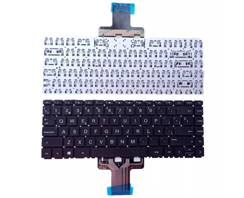 HP 14-CE 14-BD 14-CC 14m-cd 14-CD 14-CF 14-CK 14-CM Spanish SP keyboard - additional view 