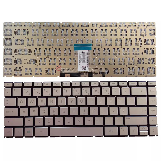 HP 14-CE 14-BD 14-CC 14m-cd 14-CD 14-CF 14-CK 14-CM silver Portuguese PO keyboard - main product image