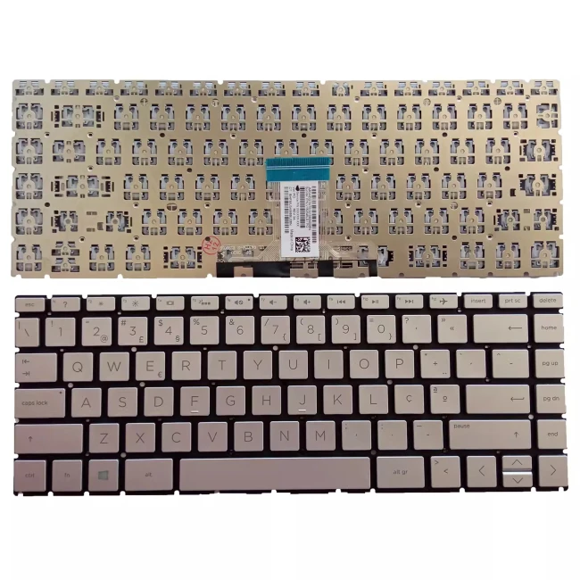 HP 14-CE 14-BD 14-CC 14m-cd 14-CD 14-CF 14-CK 14-CM silver Portuguese PO keyboard - main product image