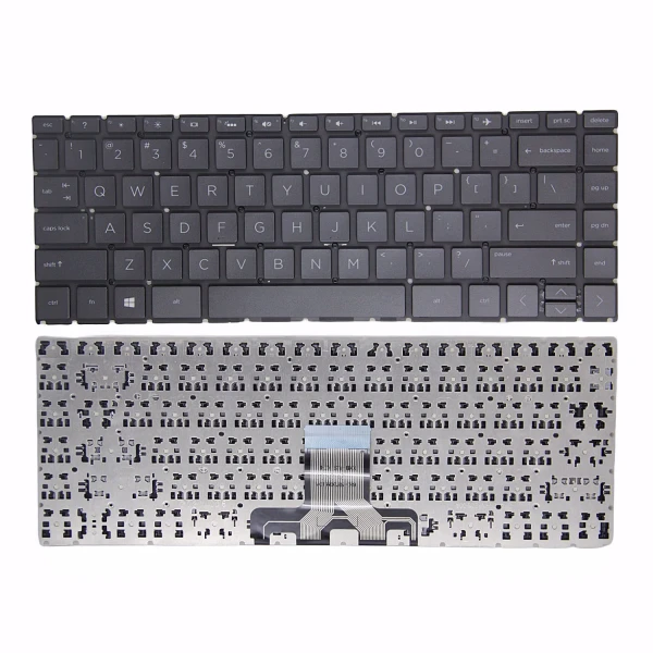 HP 14-CK 14T-CK 14CD 14M-CD 14Q-CD 14T-CD 14-CD 14-CF 14S-CF 14T-CF US keyboard black OEM - main product image