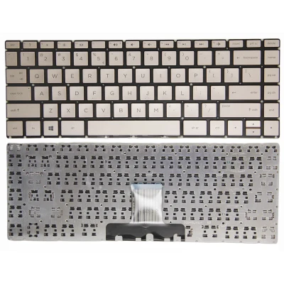 HP 14-CK 14T-CK 14CD 14M-CD 14Q-CD 14T-CD 14-CD 14-CF 14S-CF 14T-CF US keyboard gold