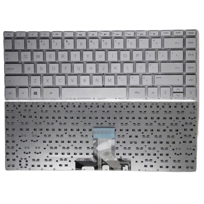 HP 14-CK 14T-CK 14CD 14M-CD 14Q-CD 14T-CD 14-CD 14-CF 14S-CF 14T-CF US keyboard silver OEM