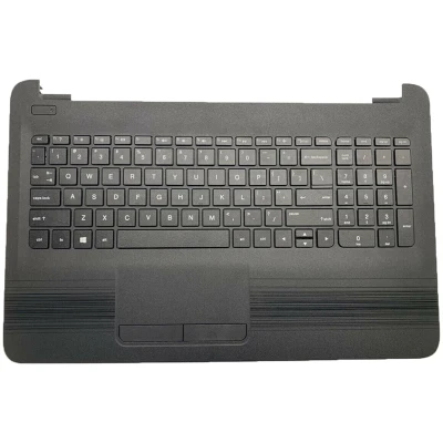 HP 15-AC, 15-AF, 15-AY, 15-BA, 15-BD, TPN-C125, 250 G4, 250 G5, 255 G4, 255 G5, US Keyboard Palmrest black, 855027-001