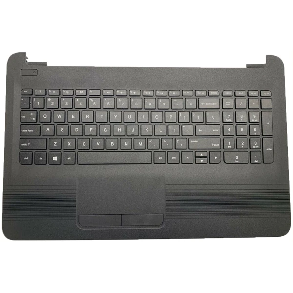 HP 15-AC, 15-AF, 15-AY, 15-BA, 15-BD, TPN-C125, 250 G4, 250 G5, 255 G4, 255 G5, US Keyboard Palmrest black, 855027-001 - main product image