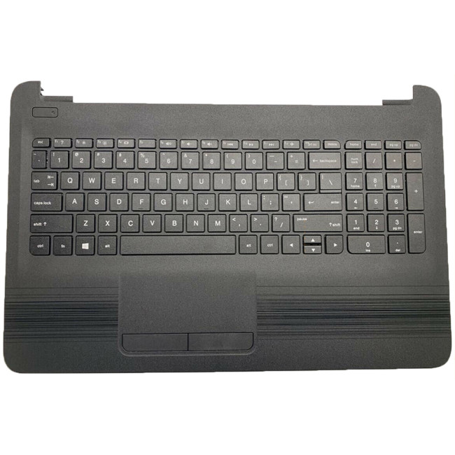 HP 15-AC, 15-AF, 15-AY, 15-BA, 15-BD, TPN-C125, 250 G4, 250 G5, 255 G4, 255 G5, US Keyboard Palmrest black, 855027-001 - main product image