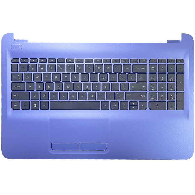 HP 15-AC, 15-AF, 15-AY, 15-BA, 15-BD, TPN-C125, 250 G4, 250 G5, 255 G4, 255 G5, US Keyboard Palmrest purple, 813978-001 - main product image
