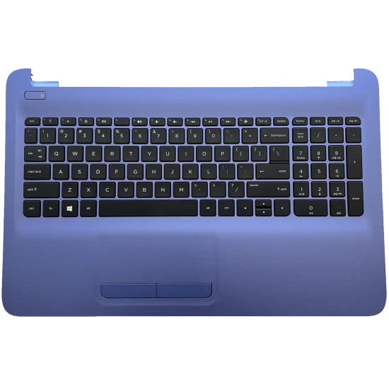 HP 15-AC, 15-AF, 15-AY, 15-BA, 15-BD, TPN-C125, 250 G4, 250 G5, 255 G4, 255 G5, US Keyboard Palmrest purple, 855026-001 - main product image