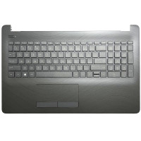 HP 15-BS, 15-BW, 15-BU, TPN-C129, TPN-C130, 250 G6, 925010-001, US keyboard palmrest black