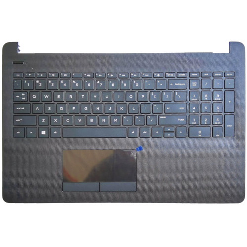 HP 15-BS, 15-BW, 15-BU, TPN-C129, TPN-C130, 250 G6, 925010-001, US keyboard palmrest black grid - main product image