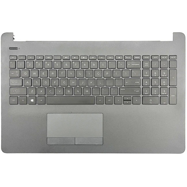 HP 15-BS, 15-BW, 15-BU, TPN-C129, TPN-C130, 250 G6, 925010-001, US keyboard palmrest gray grid - main product image