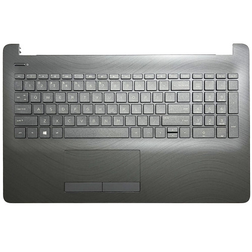HP 15-BS, 15-BW, 15-BU, TPN-C129, TPN-C130, 250 G6, 925010-001, backlit US keyboard palmrest black - main product image