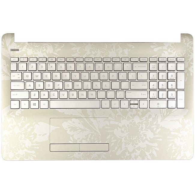 HP 15-BS, 15-BW, 15-BU, TPN-C129, TPN-C130, 250 G6, 925010-001, backlit US keyboard palmrest gold - main product image