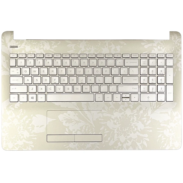HP 15-BS, 15-BW, 15-BU, TPN-C129, TPN-C130, 250 G6, 925010-001, backlit US keyboard palmrest gold - main product image