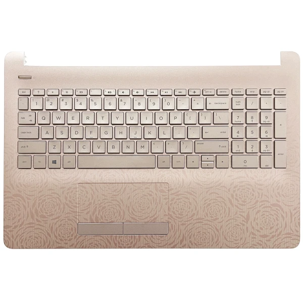 HP 15-BS, 15-BW, 15-BU, TPN-C129, TPN-C130, 250 G6, 925010-001, backlit US keyboard palmrest pink - main product image