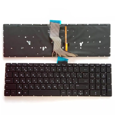HP 15-BS 15-BW 15-CB TPN-C129 C130 Q193 Q191 BS017 black backlit Russian RU keyboard