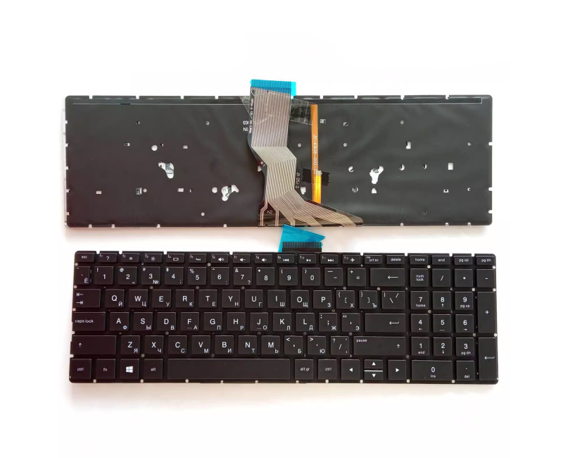 HP 15-BS 15-BW 15-CB TPN-C129 C130 Q193 Q191 BS017 black backlit Russian RU keyboard