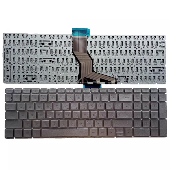 HP 15-CC 15-BS 15-BW 15-BD 15-CB 15-CK 15-CD 17G-BR silver Russian RU keyboard - main product image