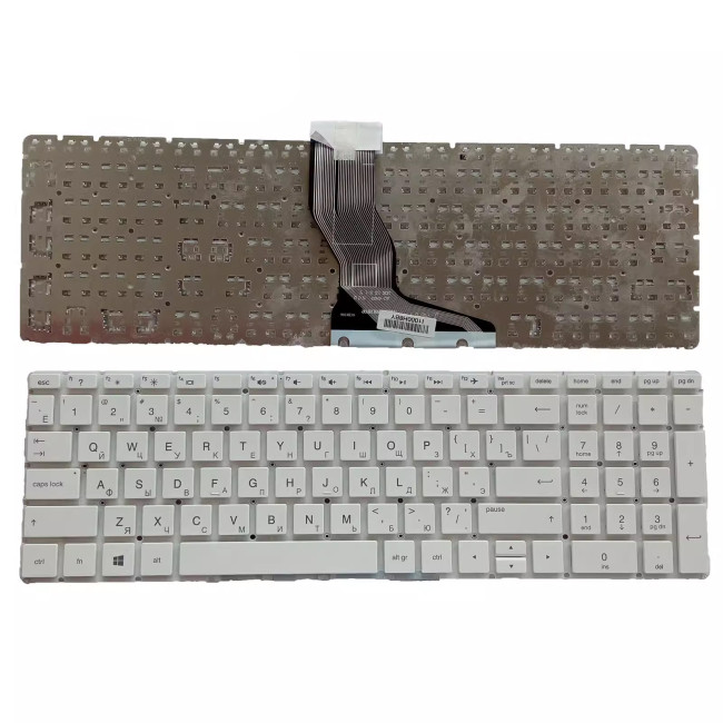 HP 15-CC 15-BS 15-BW 15-BD 15-CB 15-CK 15-CD 17G-BR white Russian RU keyboard - main product image