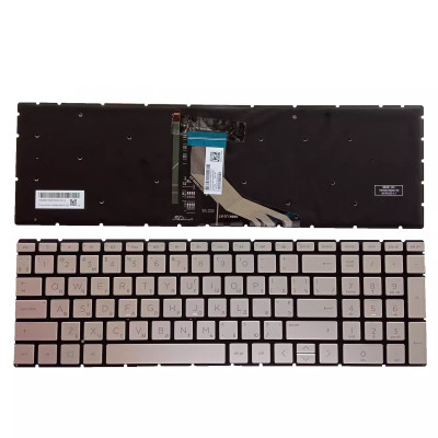 HP 15-DA 15-CX 4 15-DB 15-DX TPN-C136 C135 C133 white backlit Russian RU keyboard
