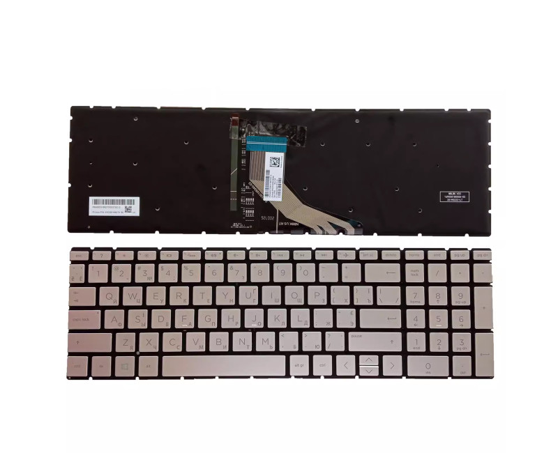 HP 15-DA 15-CX 4 15-DB 15-DX TPN-C136 C135 C133 white backlit Russian RU keyboard