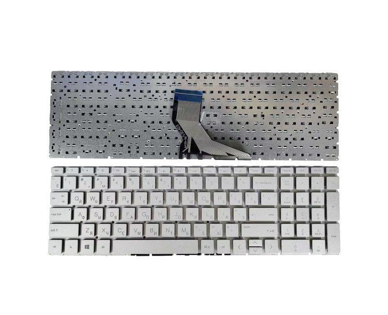 HP 15-DA 15-DX 15-DK 15-CX 15-CN 15-CR 15-SC silver Russian RU keyboard