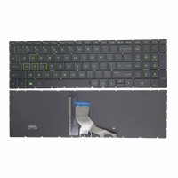 HP 250 G7, 255 G7, 256 G7, 256 G8, 250 G8, 250 G9, 255 G8, 255 G9, green backlit US keyboard