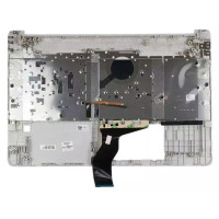 HP 15-EF, 15-DY, 15s-EQ, 15s-FQ, TPN-Q222, L63579-001, backlit US keyboard palmrest silver - additional view 1