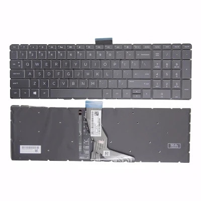 HP 15-EF 15Q-DY 15-BR 15S-ER 15S-FR 15S-EQ 15S-FQ black crystal keycap backlit US keyboard