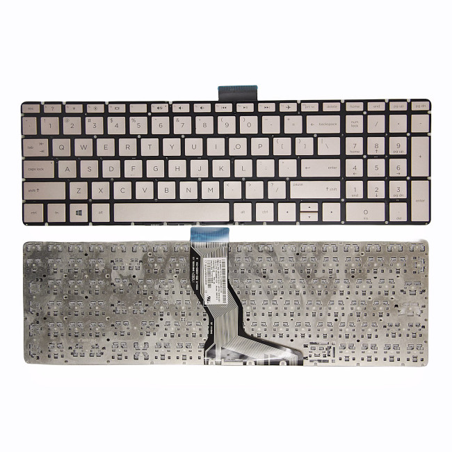HP 15-EF 15Q-DY 15-BR 15S-ER 15S-FR 15S-EQ 15S-FQ gold US keyboard - main product image