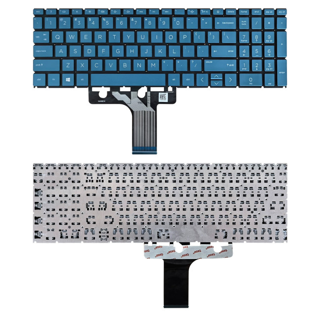HP 15-EG, 15-EH, 15-ER, 15M-EH, 15-FD, 15-FC, TPN-Q245, TPN-Q246 blue US keyboard F1 question - main product image