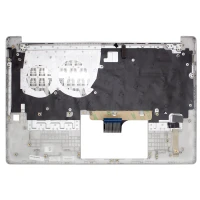 HP 15-FC, 15-FD, TPN-Q286, TPN-Q287, N36752-001, silver gray US Keyboard Palmrest double fan - additional view 1