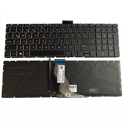 HP 15-cc 15-cd 15-ck envy 15-bp 15-bs black backlit Turkish TR keyboard