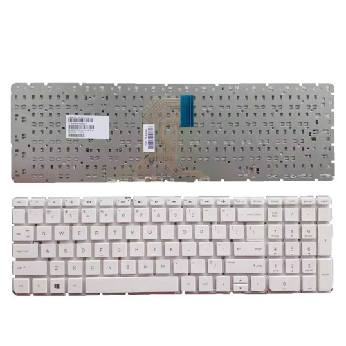 HP 15-AY 15-BE 15-AF 15-AC 15-BA 15-BD 17Z- G1 17-X 17-Y 250 255 G4 G5 TPN-C125 TPN-C126 white US keyboard - additional view 