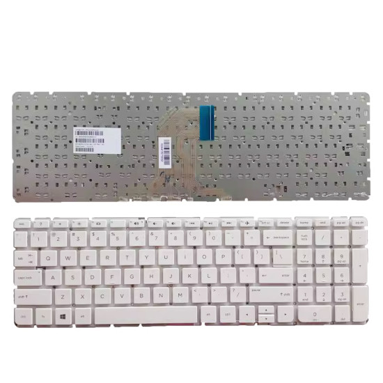 HP 15-AY 15-BE 15-AF 15-AC 15-BA 15-BD 17Z- G1 17-X 17-Y 250 255 G4 G5 TPN-C125 TPN-C126 white US keyboard - main product image